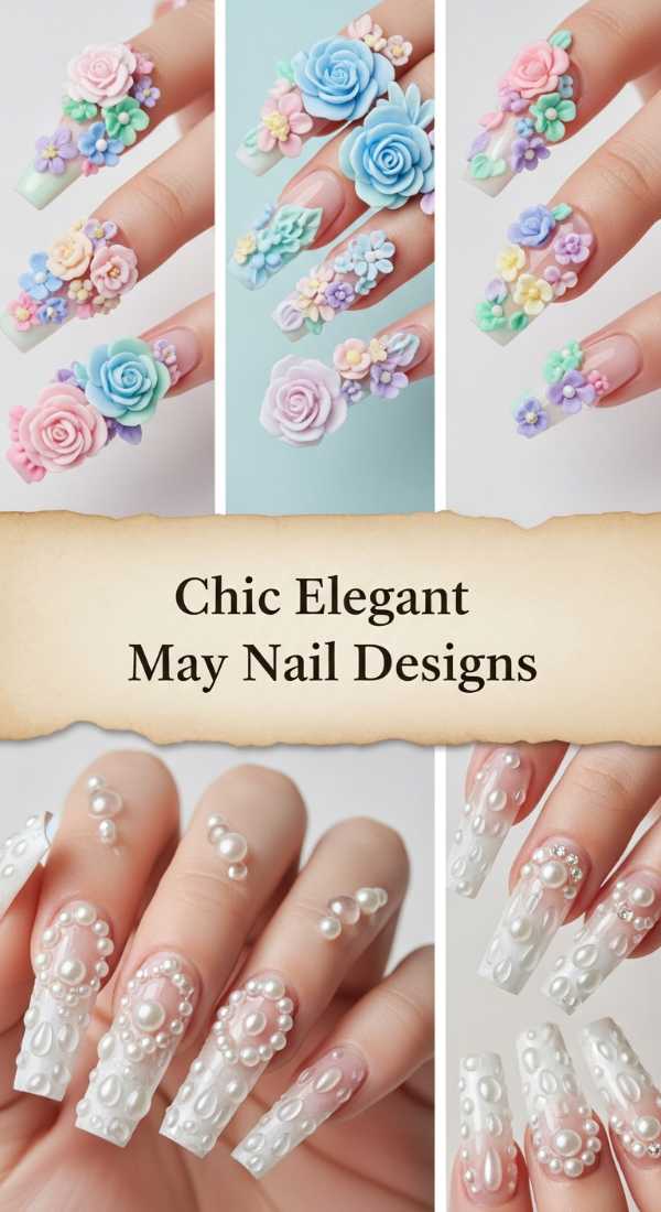 Chic Elegant May Nail Designs 6a134d4020dda