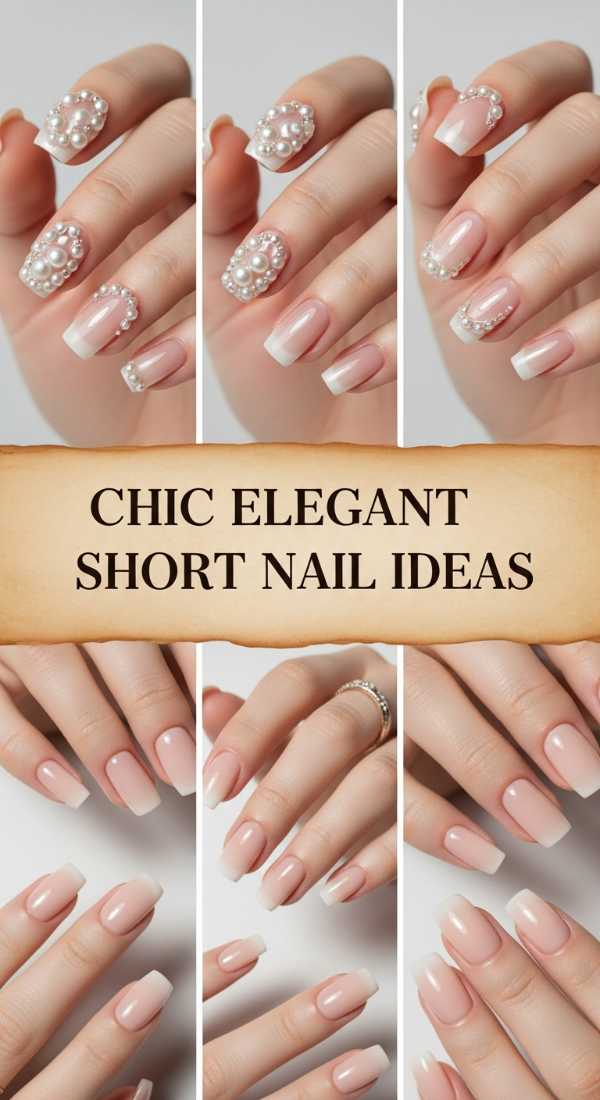 Chic Elegant Short Nail Ideas 6a13423304e9f