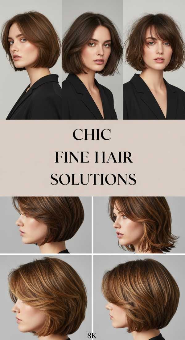 Silk & Shine: The Ultimate Luxury Hair Moodboard Chic Fine Hair Solutions 6a14259588485
