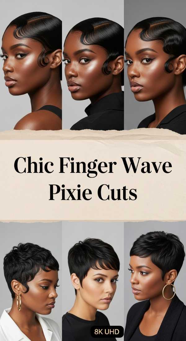 Chic Finger Wave Pixie Cuts 6a142387ee263