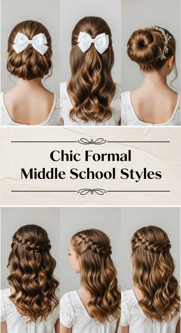The High-End Hair Edit: Mastering Salon-Quality Styles at Home Chic Formal Middle School Styles 6a1423c92a16f