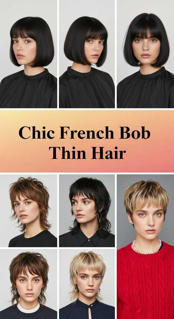 Sun-Kissed Styles: What’s Hot for Graduation Season 2026 Chic French Bob Thin Hair 6a08d2979fd2e