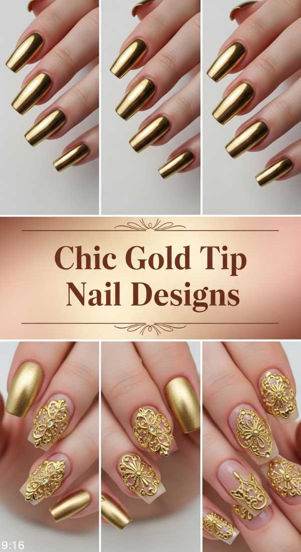 Beyond the Salon: Why Luxury Press-On Artistry is the New Standard Chic Gold Tip Nail Designs 6a085b862e5e9