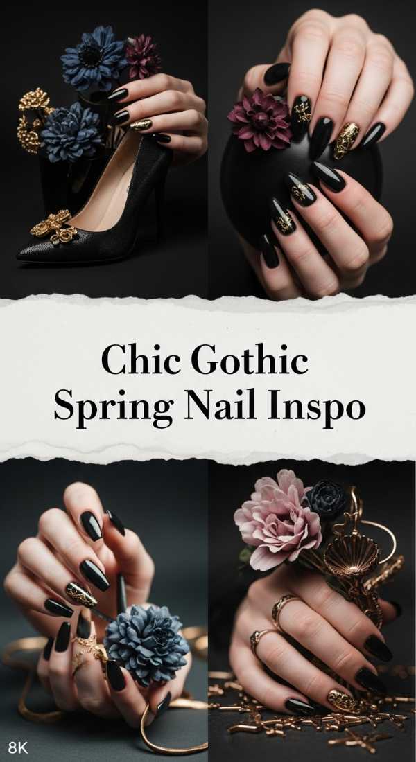Chic Gothic Spring Nail Inspo 69ff6da1e26d8