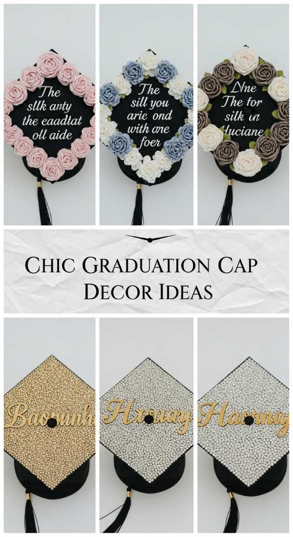 Chic Graduation Cap Decor Ideas 6a134935b1491