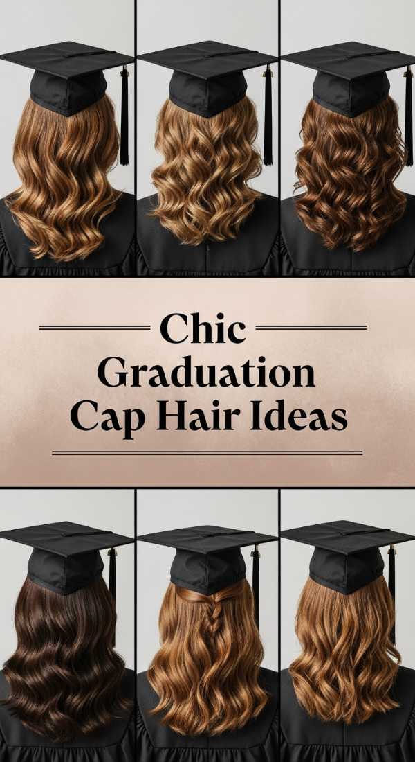 Unlock the Look: The Most Coveted Hairstyles Set to Dominate 2026 Chic Graduation Cap Hair Ideas 6a08ce779d1e6