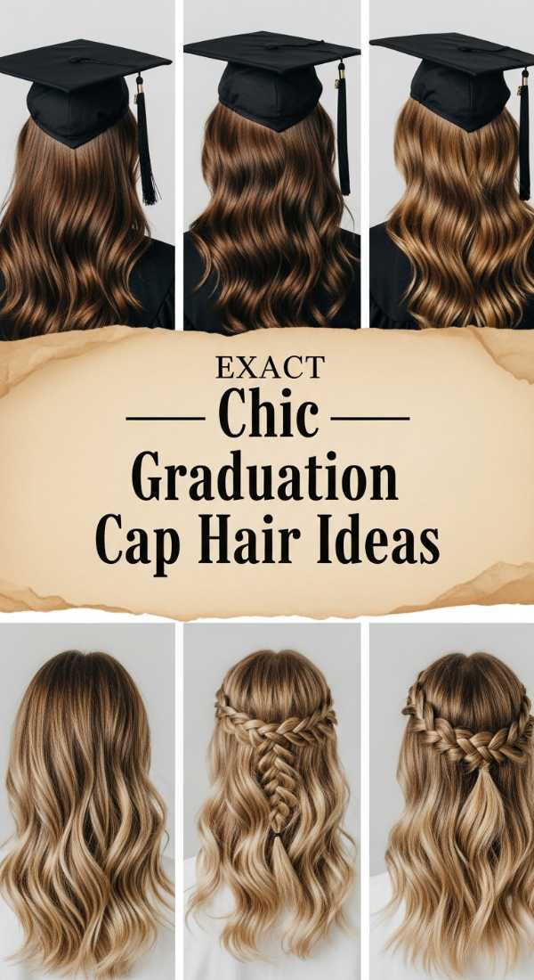 Chic Graduation Cap Hair Ideas 6a08d29f746f1