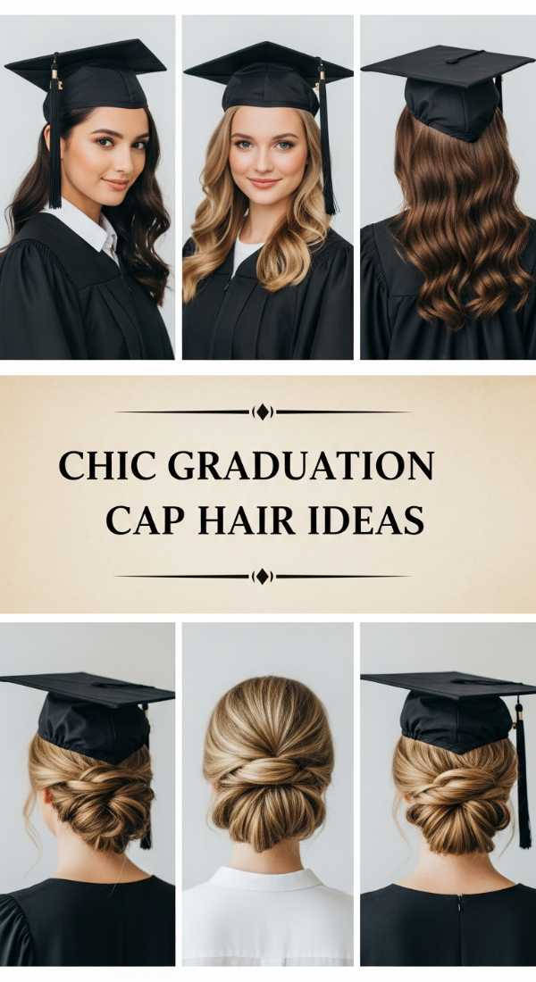 Chic Graduation Cap Hair Ideas 6a141dd4e2189