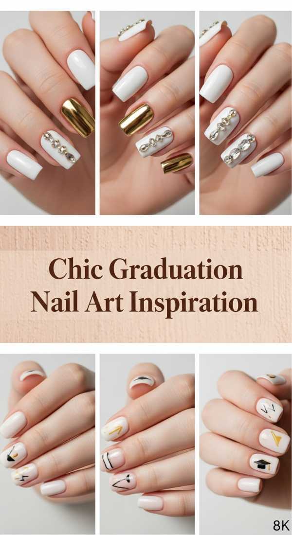 Chic Graduation Nail Art Inspiration 6a134e2b437d5