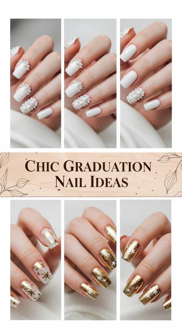 The Luxe List: Unforgettable May Celebration Concepts Chic Graduation Nail Ideas 6a1347bf534d1