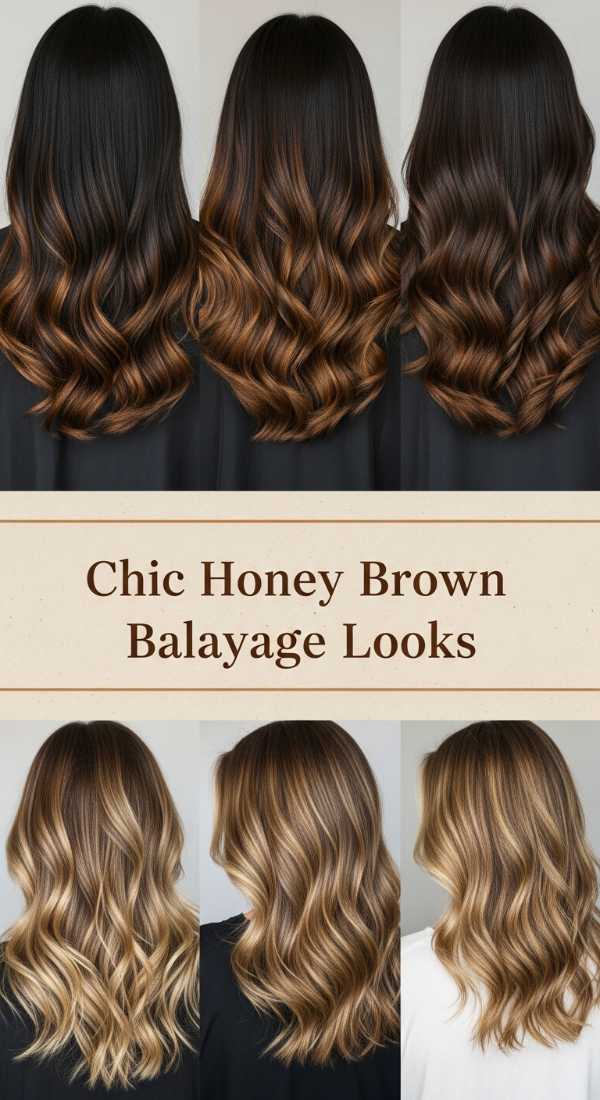 Chic Honey Brown Balayage Looks 6a08cd01e54a5