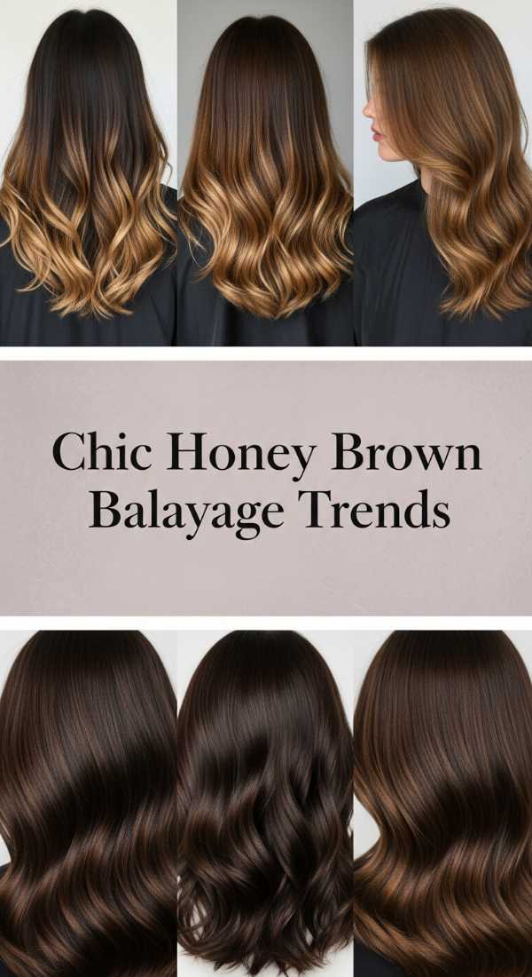 Chic Honey Brown Balayage Trends 6a08d2aee8b40