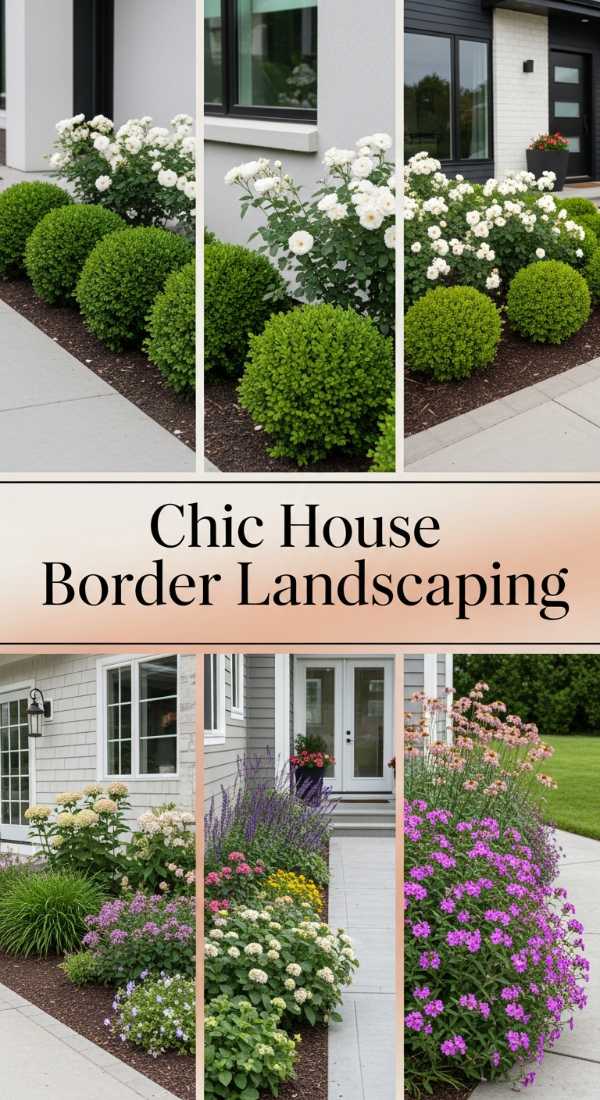 Chic House Border Landscaping 69ff475bee8c9