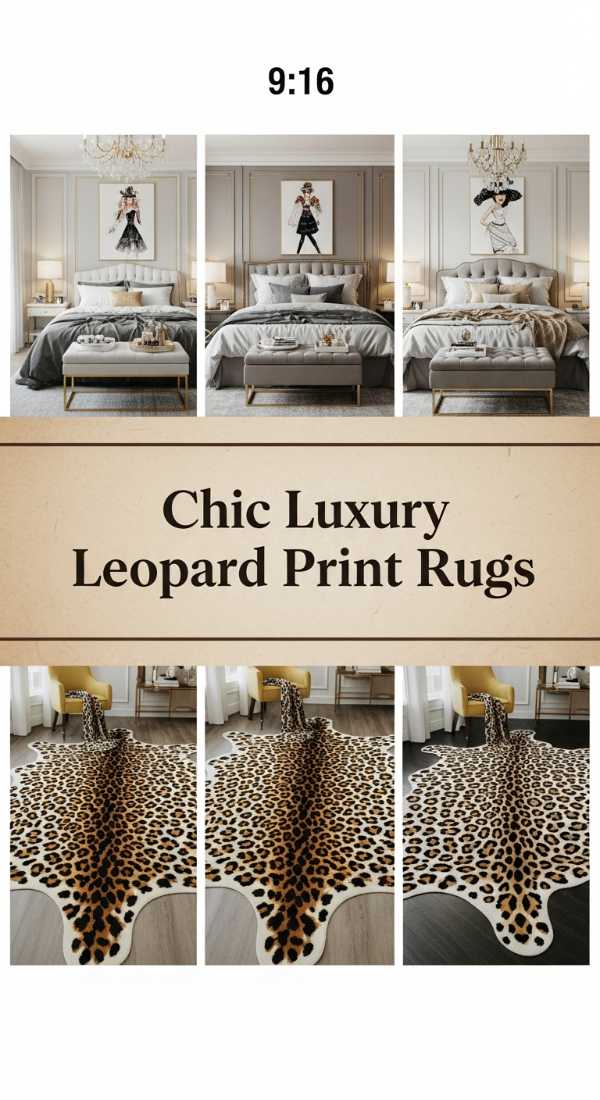 Chic Luxury Leopard Print Rugs 69f48dfa43db4