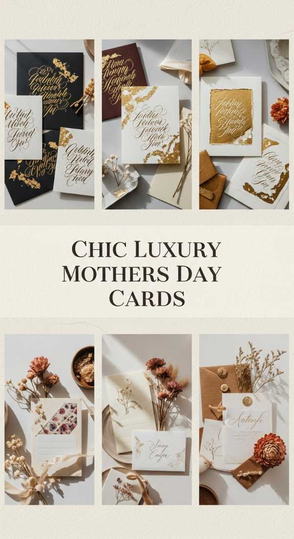 Chic Luxury Mothers Day Cards 6a13494b08ebe