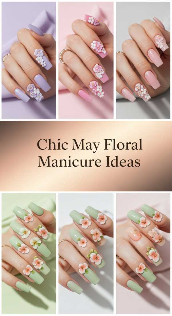 Chic May Floral Manicure Ideas 6a13409877839