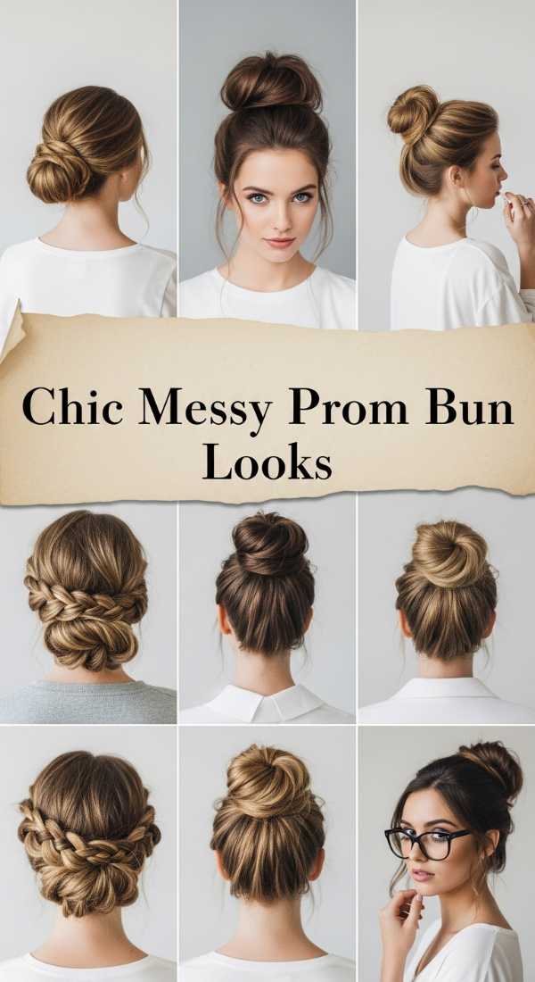 Chic Messy Prom Bun Looks 69fde77eddd40