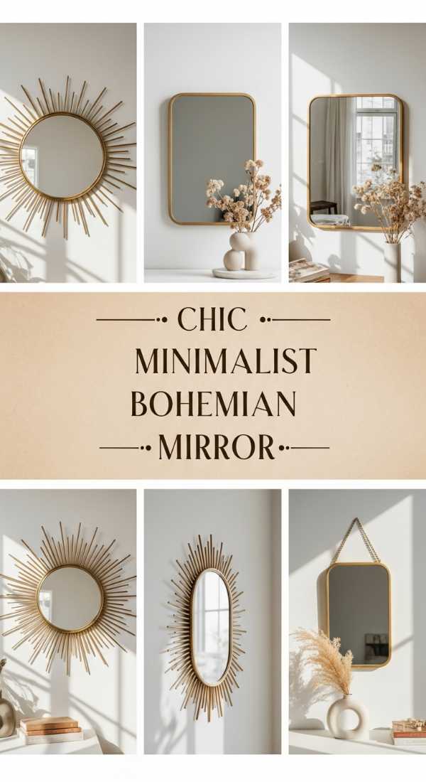 Chic Minimalist Bohemian Mirror 6a0ea317b3509