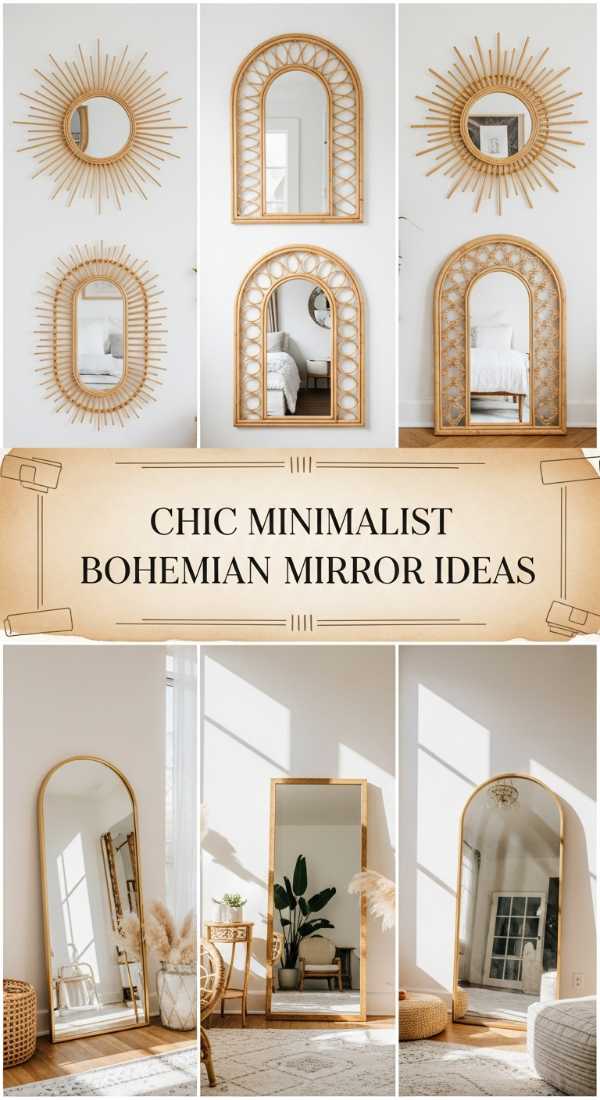 Chic Minimalist Bohemian Mirror Ideas 6a0ea15cebbbd