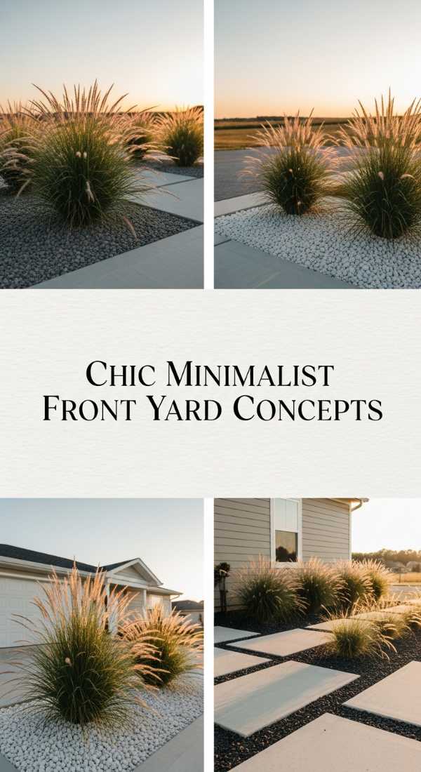 The New Standard of Living: Where Indoor Comfort Meets Outdoor Luxury Chic Minimalist Front Yard Concepts 69ff4758e605a