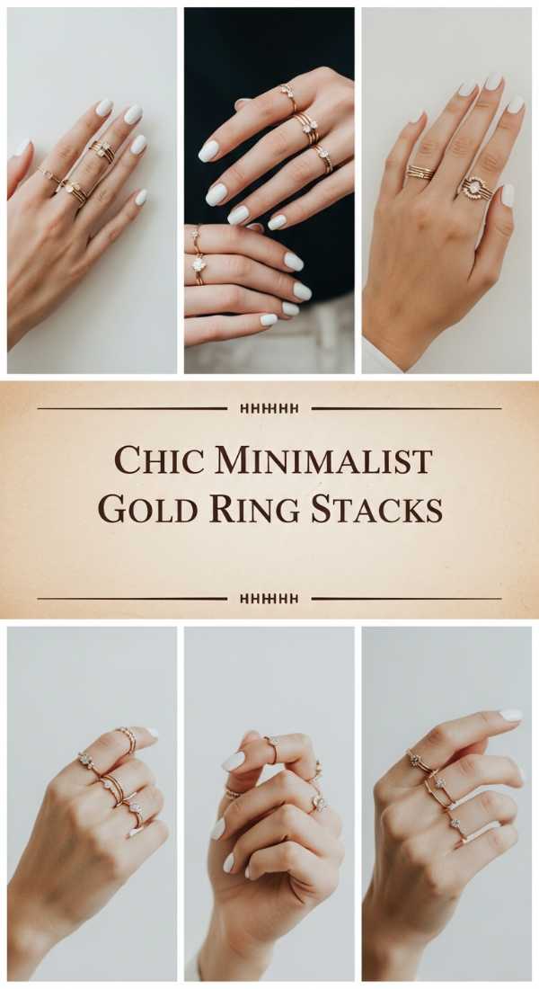 Chic Minimalist Gold Ring Stacks 69fdbc39d7195