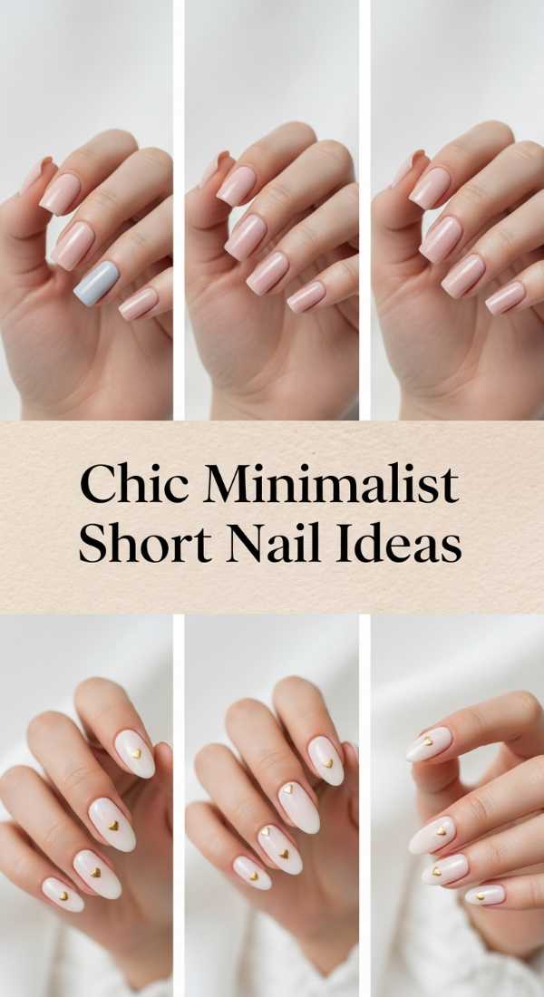 From Basic to Boujee: A Guide to Ordering Your First Pair of Custom Press-Ons Chic Minimalist Short Nail Ideas 6a1343ec77810