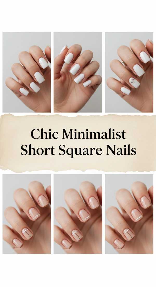Chic Minimalist Short Square Nails 6a006c6644edb