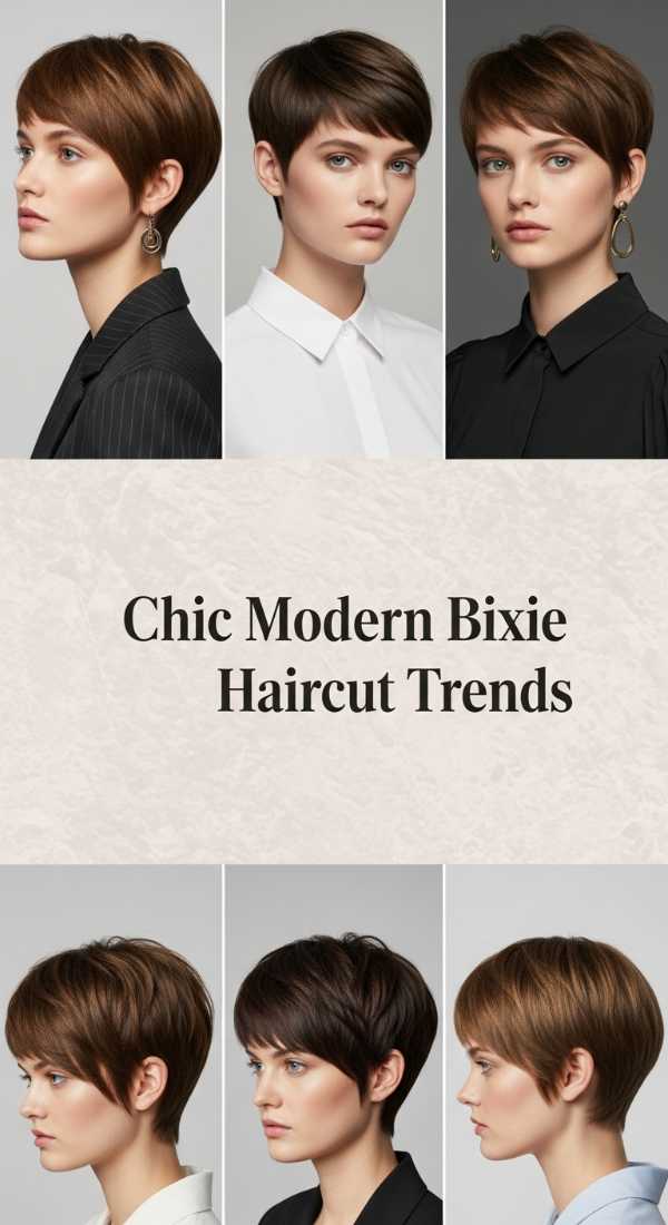 The Modern Muse: Stunning Hair Inspiration for Your Next Salon Visit Chic Modern Bixie Haircut Trends 6a08ce7ecf69c