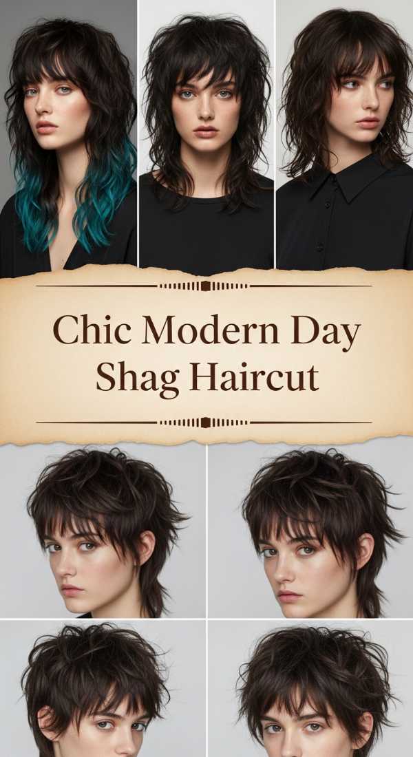 Chic Modern Day Shag Haircut 6a142582c421a
