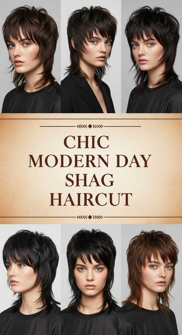 Refined Elegance: Top Modern Hair Trends for the Luxury Enthusiast Chic Modern Day Shag Haircut 6a1425a015d47