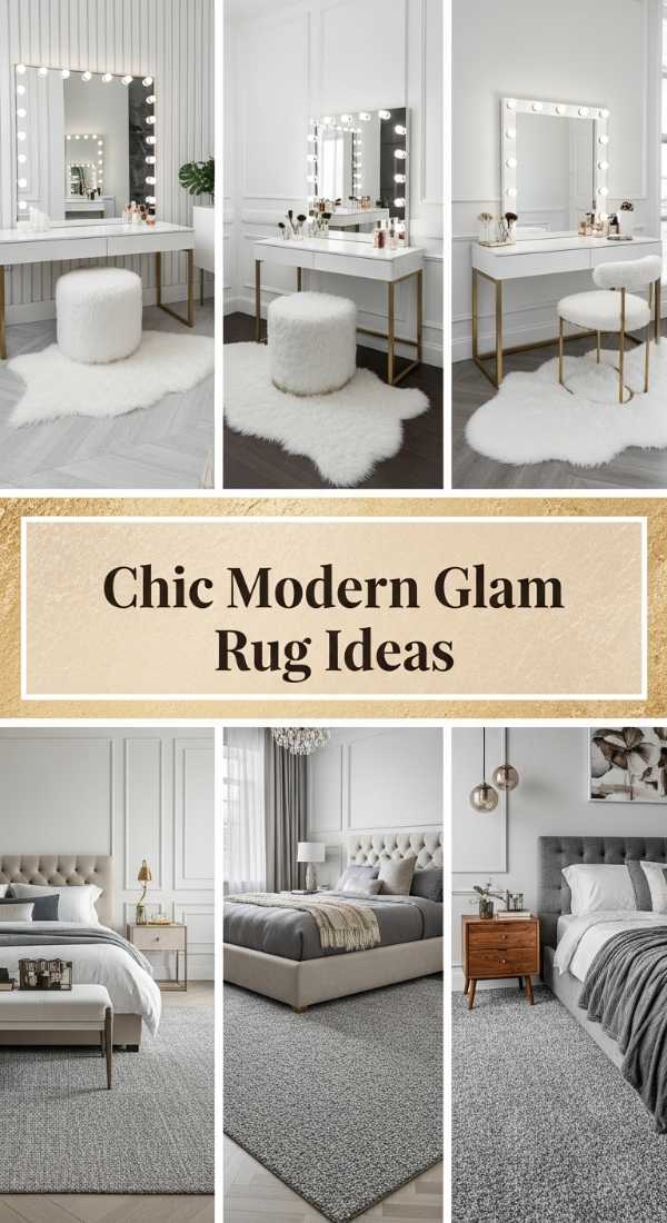 Chic Modern Glam Rug Ideas 69f48df3ed1b8