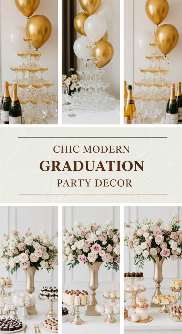 Chic Modern Graduation Party Decor 6a134c3bad079
