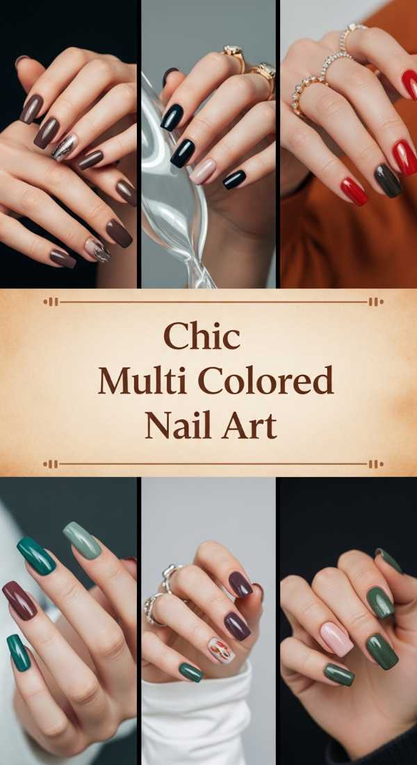 Chic Multi Colored Nail Art 6a08b011a3692