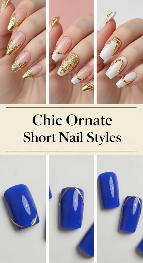 Chic Ornate Short Nail Styles 6a0859cb26847