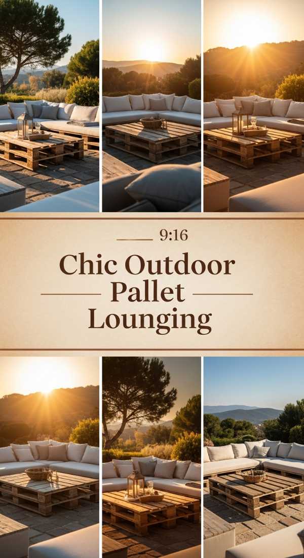 Chic Outdoor Pallet Lounging 6a1b0c54a8017