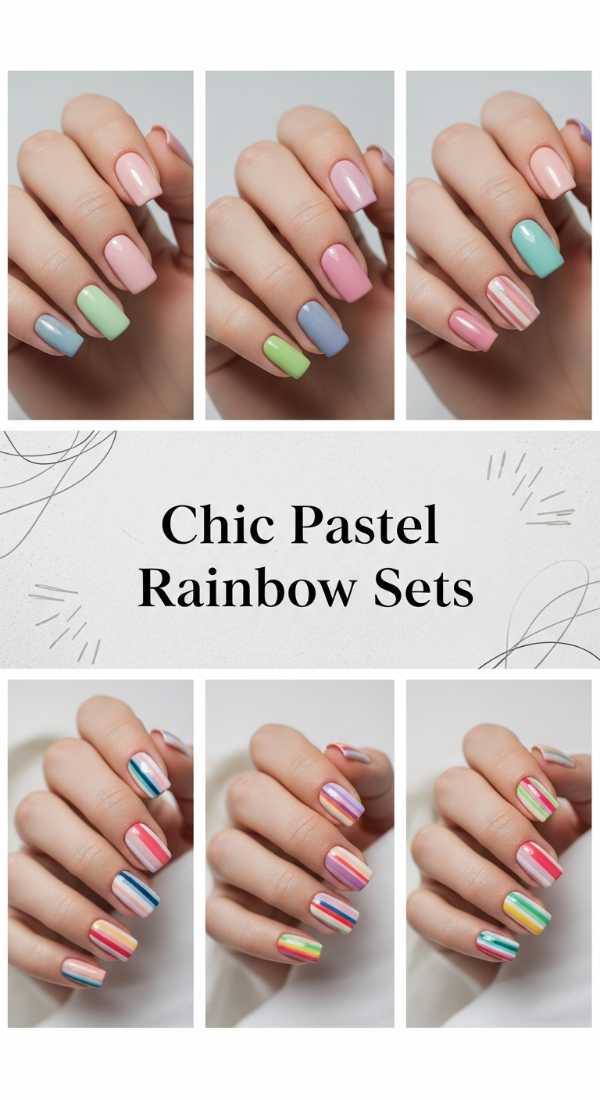 Chic Pastel Rainbow Sets 6a08afe112a58