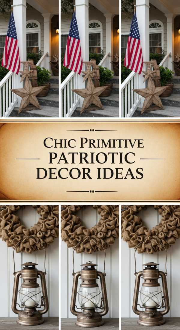 Chic Primitive Patriotic Decor Ideas 6a04b78e6aced