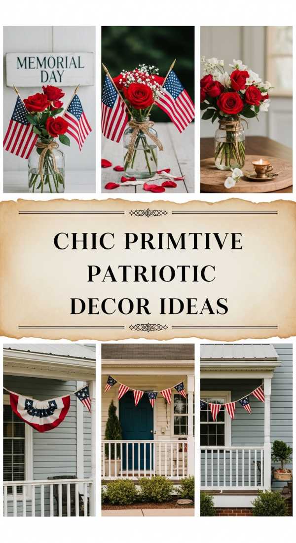 Chic Primitive Patriotic Decor Ideas 6a04c96f6a1c5
