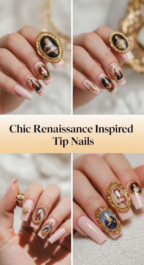 Chic Renaissance Inspired Tip Nails 6a0859b127e43