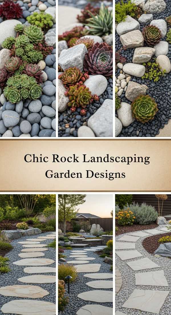 Chic Rock Landscaping Garden Designs 69fb077239eaa