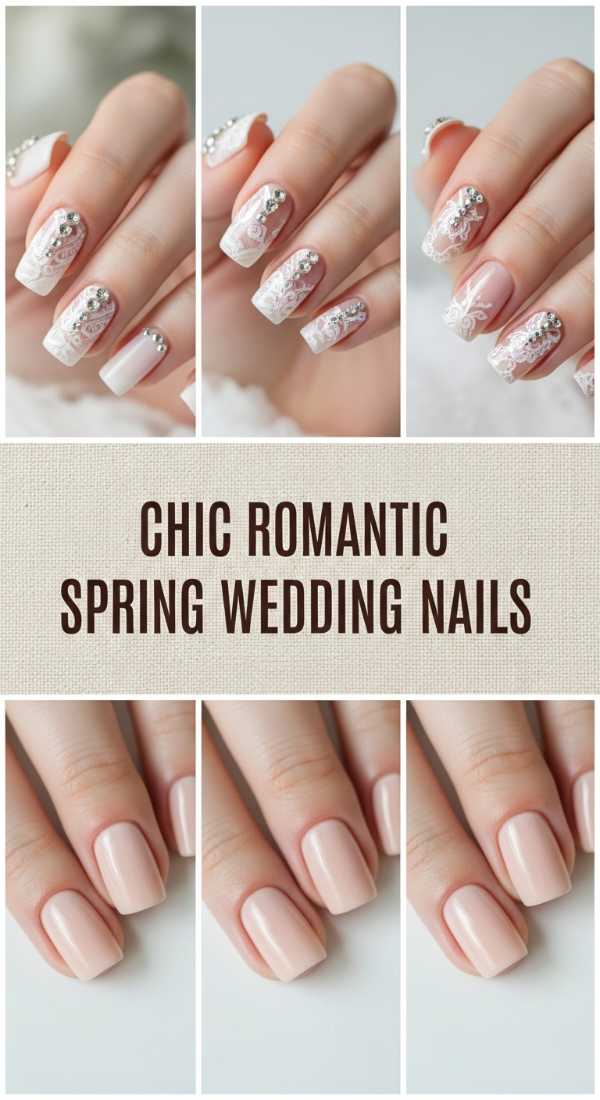 Chic Romantic Spring Wedding Nails 69ff6c00d8edf