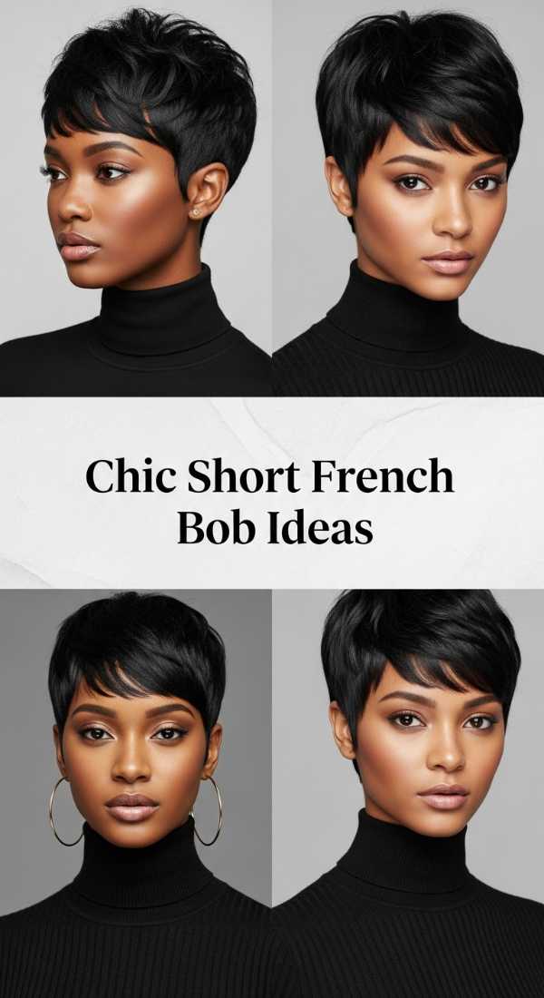 Chic & Cutting-Edge: The Ultimate Guide to Modern Hairstyles Chic Short French Bob Ideas 6a142e321d6cf