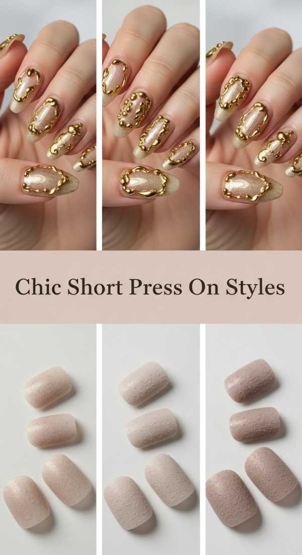 Chic Short Press On Styles 6a0859c1de3b6