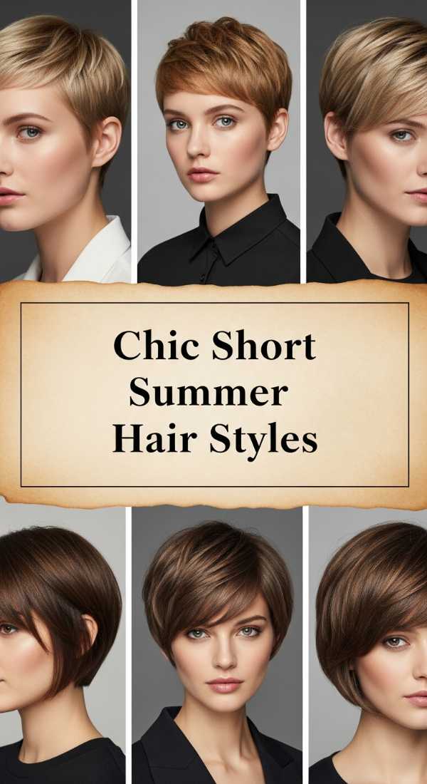 Chic Short Summer Hair Styles 69ff80afc60ee
