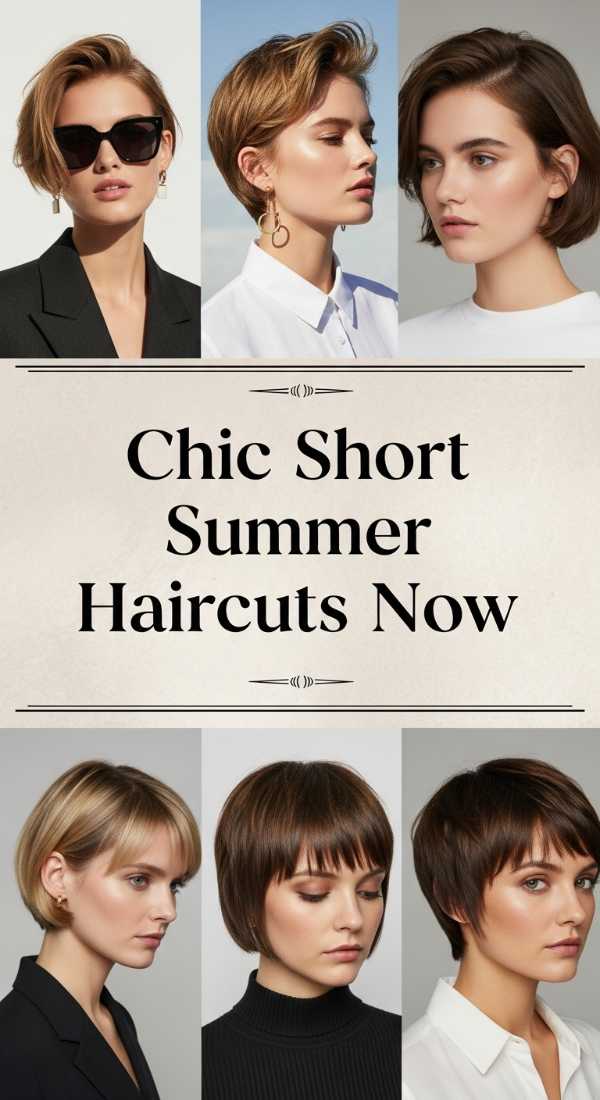 Transform Your Look: Stunning Hair Ideas for Every Occasion Chic Short Summer Haircuts Now 69ff7f151695f