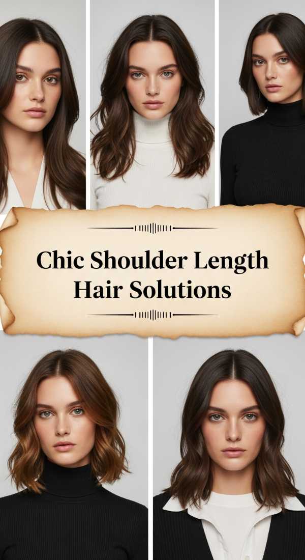 Sculpting Style: A Deep Dive into Modern Hair Artistry Chic Shoulder Length Hair Solutions 6a1426df917b6