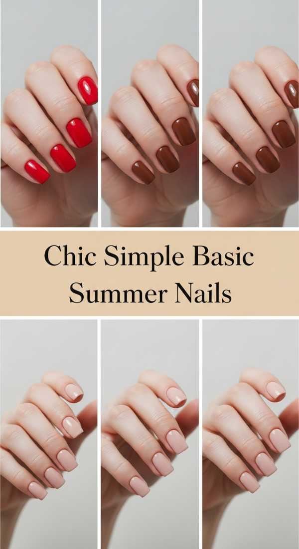 Chic Simple Basic Summer Nails 6a006b7697ed1