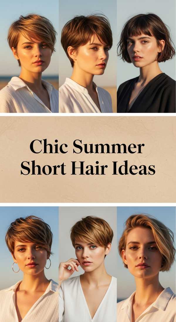 Sunkissed & Sophisticated: The Ultimate Guide to Luxe Summer Prom Hair Chic Summer Short Hair Ideas 6a0366fe815b8