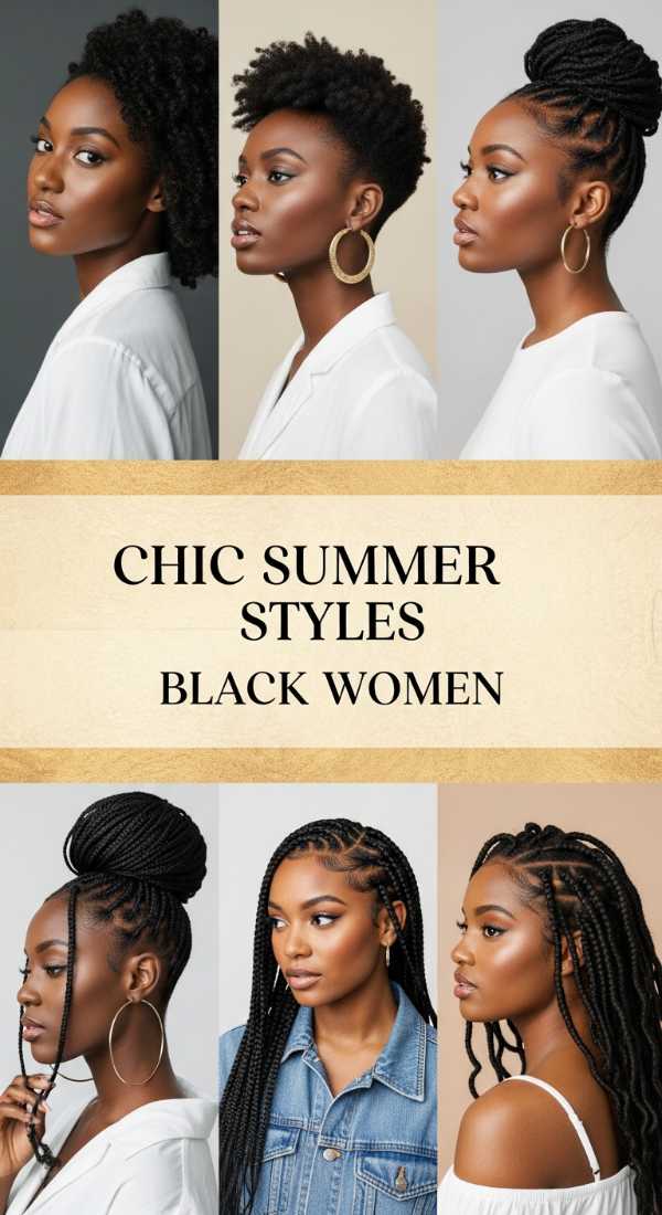 From Diplomas to Golden Hour: Effortless Seasonal Glow Hairstyles Chic Summer Styles Black Women 6a08d2a713c27