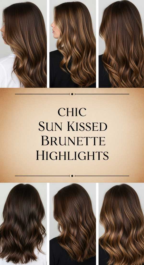 Chic Sun Kissed Brunette Highlights 6a08d4506ae54